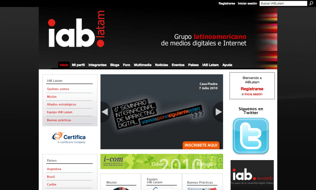 2010. COMUNIDAD IABLATAM