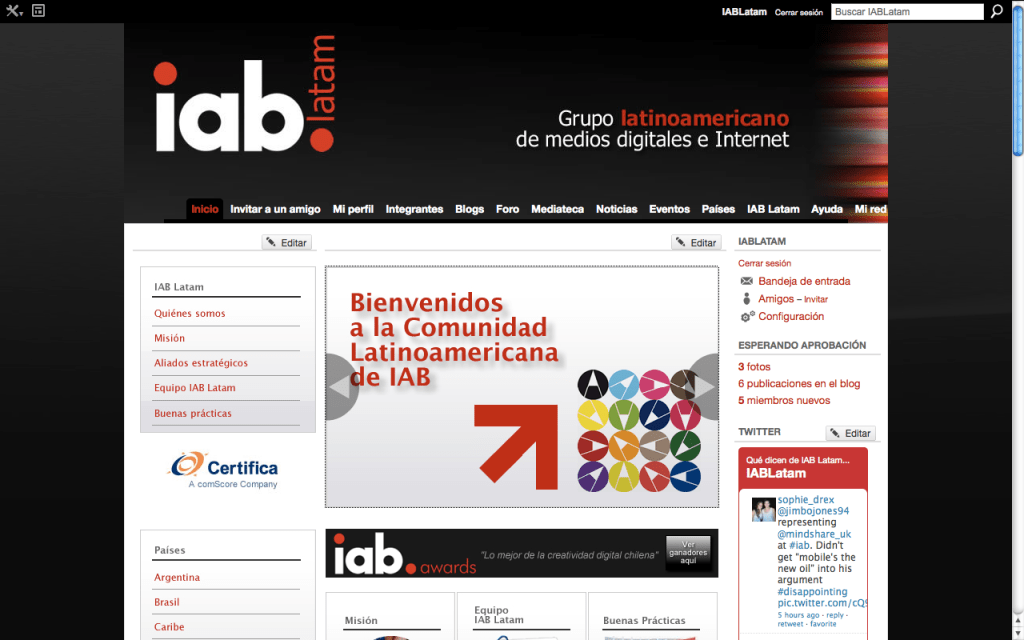 2010. Creación de comunidad latinoamericana para IAB: IAB&nbsp;LATAM