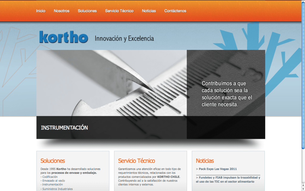 2011. Nuevo sitio para&nbsp;KORTHO