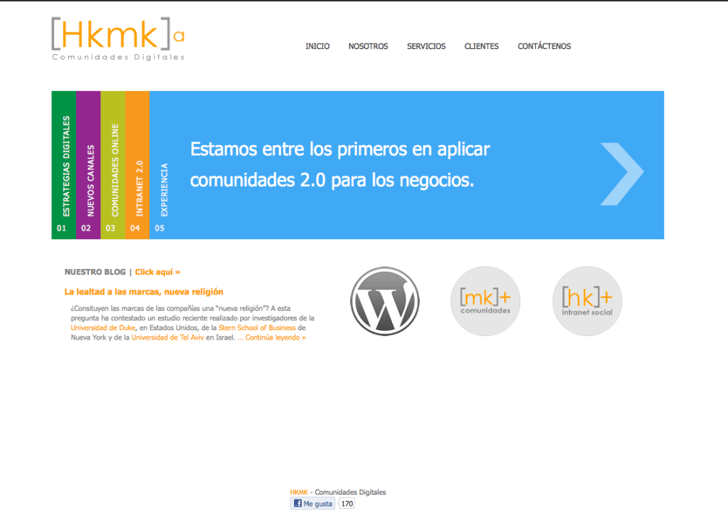 2011. Nuevo sitio para HKMK – COMUNIDADES&nbsp;DIGITALES