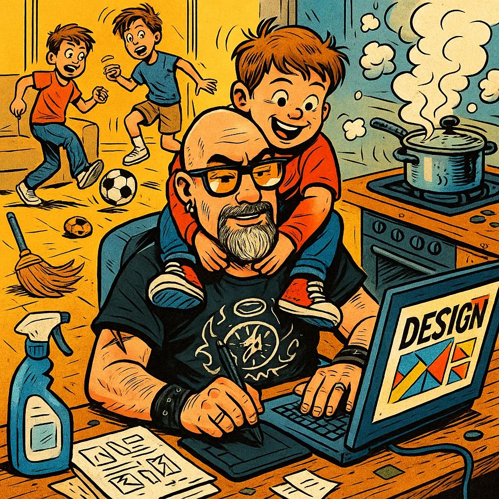 Crear en medio del ruido: ser papá, estar presente y no dejar de&nbsp;imaginar