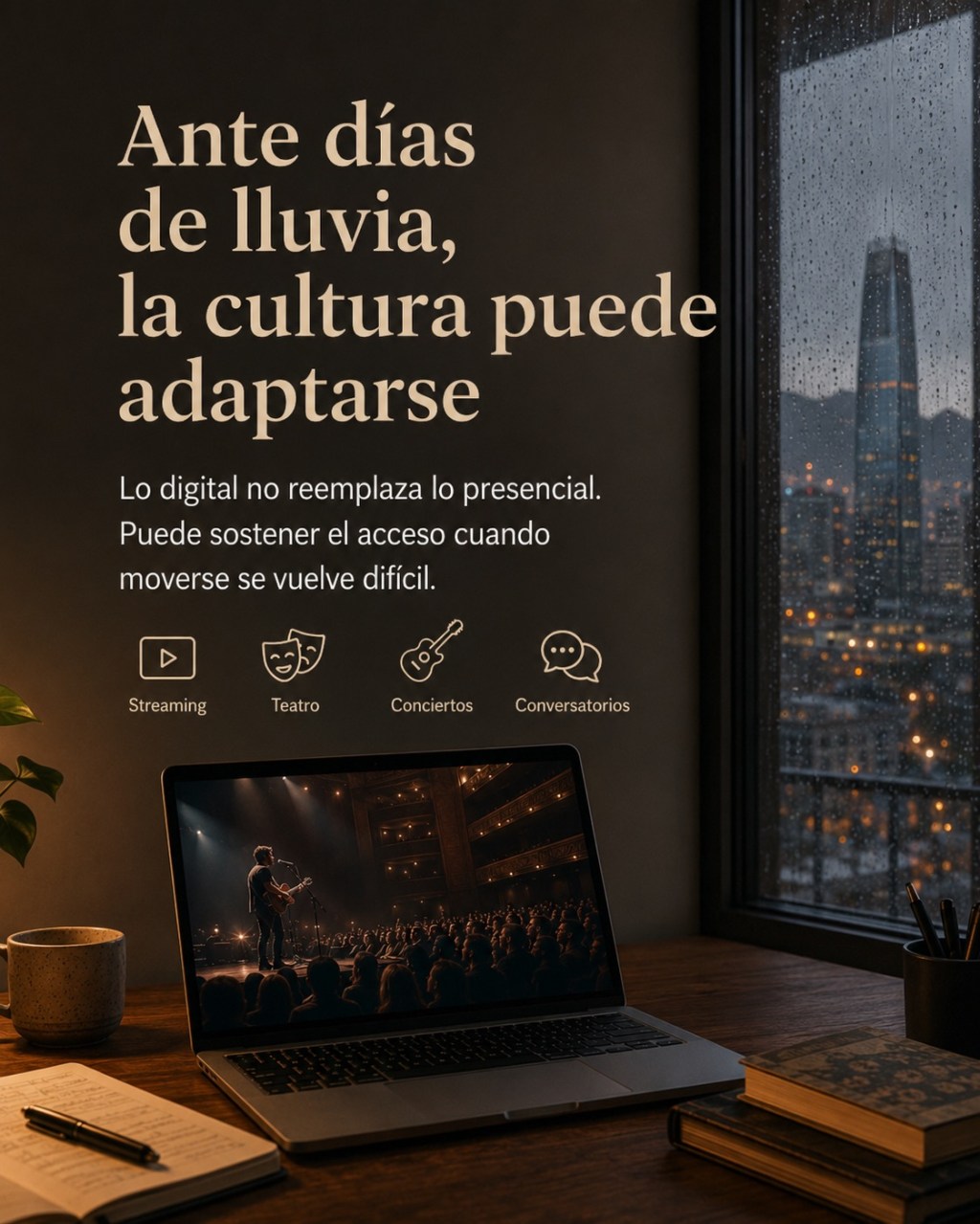 ¿Y si la cultura también pudiera llegar cuando no podemos&nbsp;salir?
